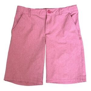Cat & Jack Boys Flat Front Shorts W/ Adjustable Waist Pink Size 16